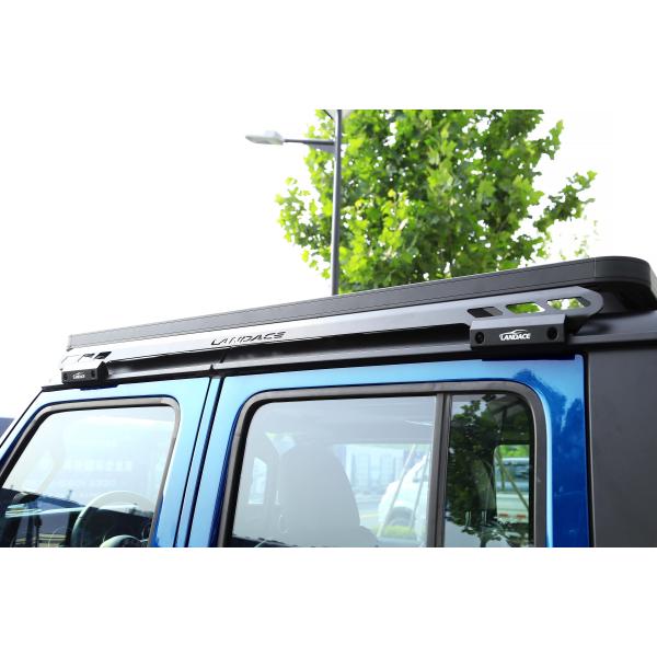 Jeep Gladiator JT Roof Rack Kit with Black Powder Coating and 200kg Load Capacity