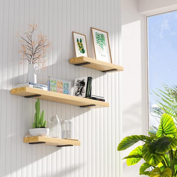 Prateleiras de parede Solução de armazenamento 6 polegadas Prateleira decorativa em estilo industrial