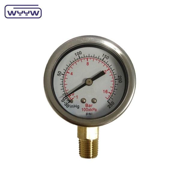 0 To 100 Mbar Digital Vacuum Pressure Gauge Pressure Oil Water Gauge
