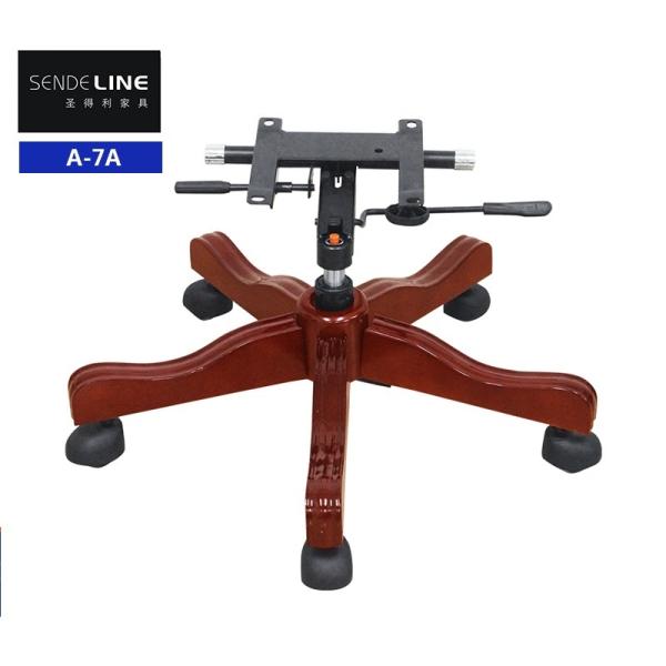 Office Boss Swivel Chair Wood Base Big Class Chair Five Star Foot Base