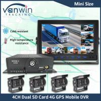 H.265 4CH Full HD DVR móvil en vivo Blackbox Grabadora 4G Wifi GPS CCTV del vehículo