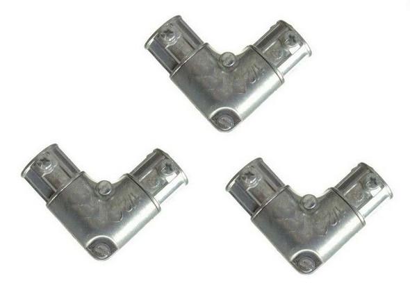Zinc 1 / 2 EMT Pull Elbow , 90 Degree Zamak Set Screw Connector Customized