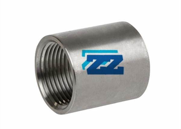 Forged Steel Pipe Coupling Fitting , BSPP 3 / 4  SS316L Metal Pipe Fittings
