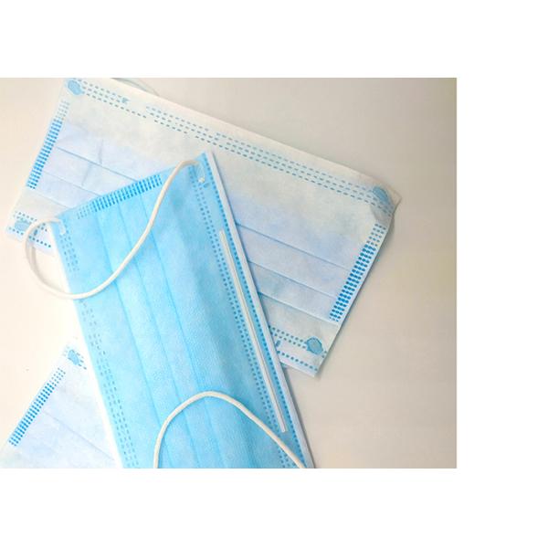 Iso Ce Certified Disposable Medical Masks Fliud Resistant 100% Latex Free