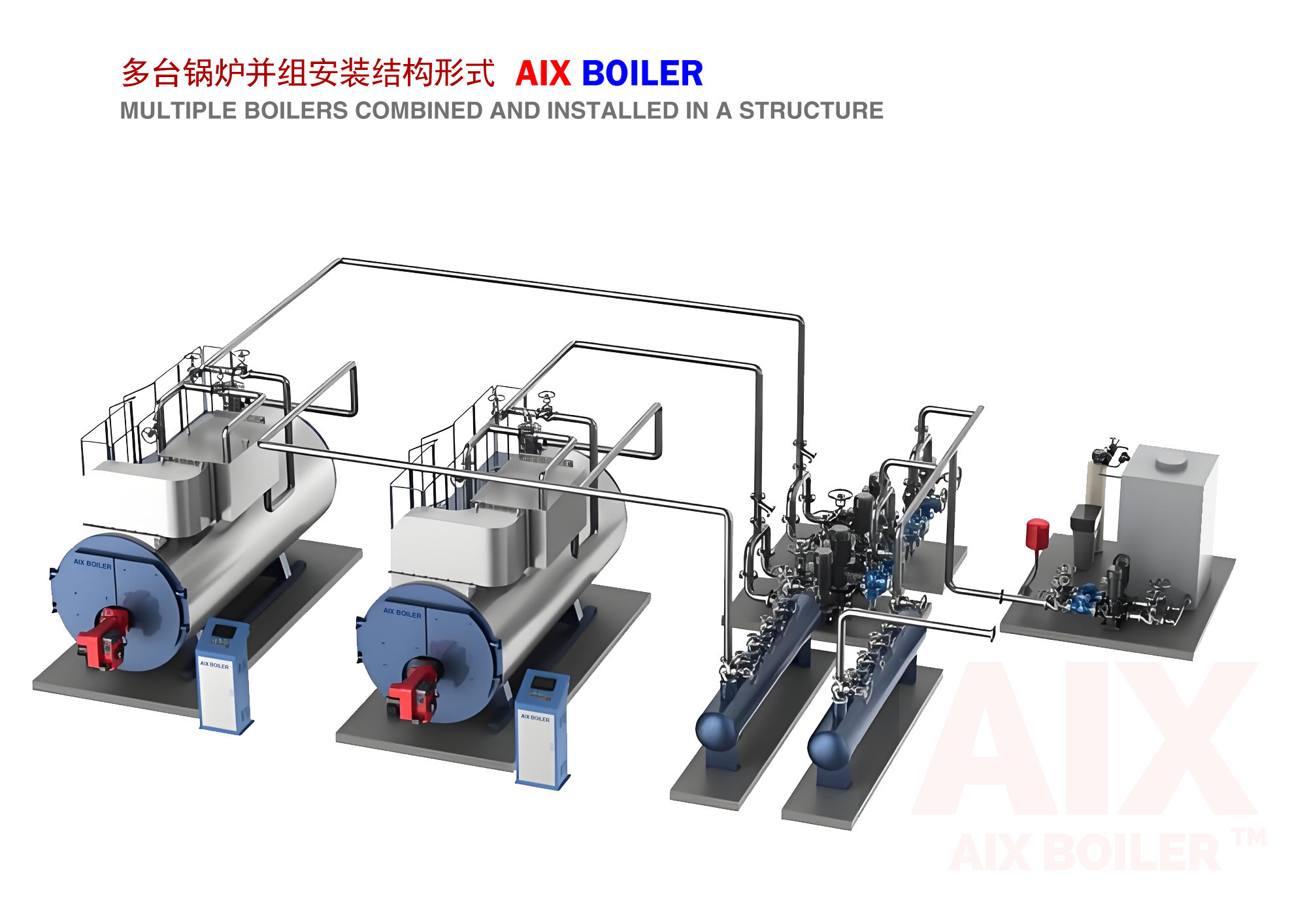 Customize Oil Gas Fired Steam Boiler Carbon Steel Stainless Steel