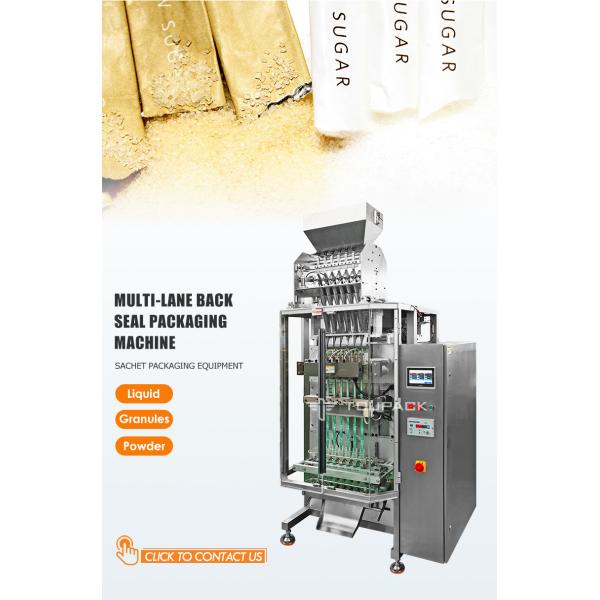 Автоматическая 20g 40g 80g многолинейная смесь спортивных напитков с палочкой для упаковки порошка 4 линии машина для упаковки порошка