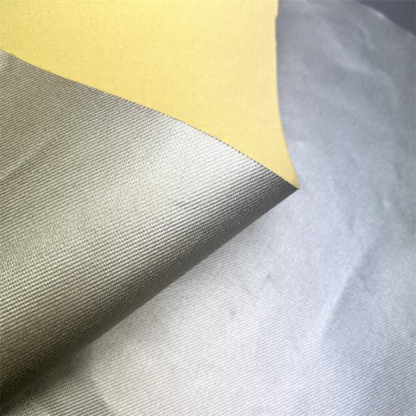 Boiler Working Para Aramid Woven Fabric 290gsm With FR PU Coating