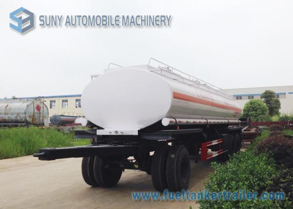 High Performance 20000L 3 Axle Train Oil Tank Trailer With Ellipse Shaped