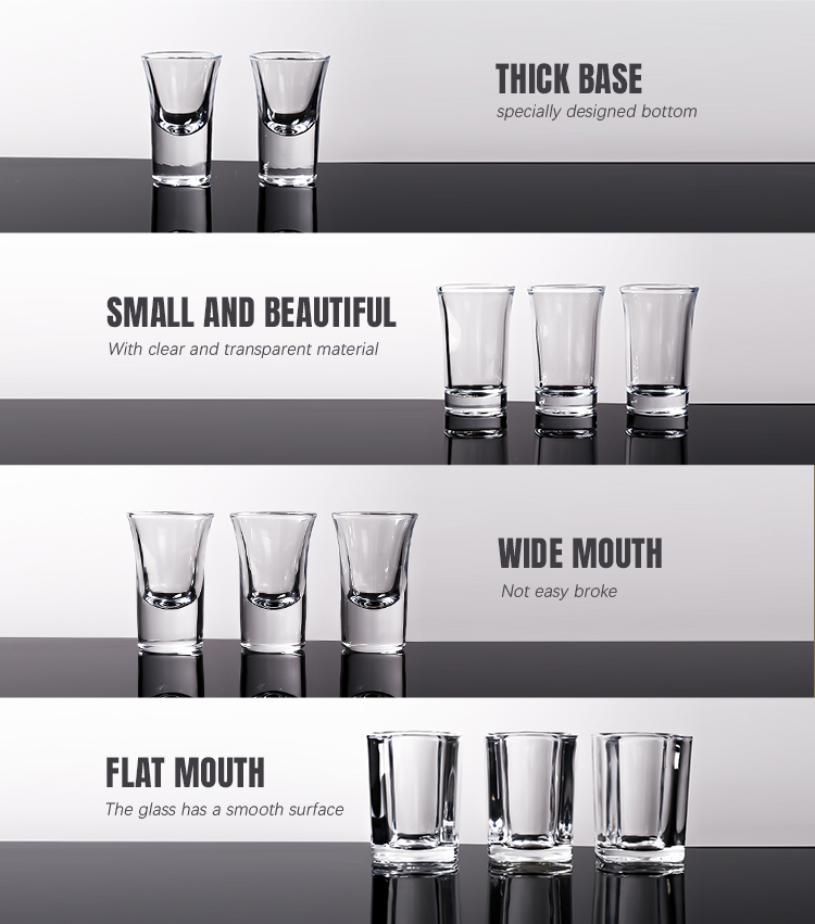 Бесплатные образцы Luxury 30ml 40ml 70ml Clear Mini Sublimation Shot Glass Текила Шот Glass Эспрессо Шот Glass