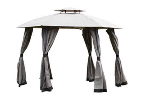 Modern Wind Resistant 3.6x3.6x2.6m Double Top Gazebo