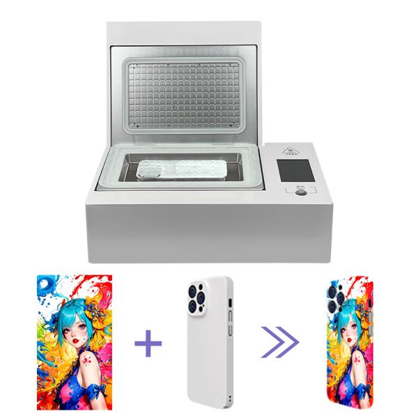Imprimante à sublimation 3D pour coques de téléphone portable - Compatibilité multi-matériaux