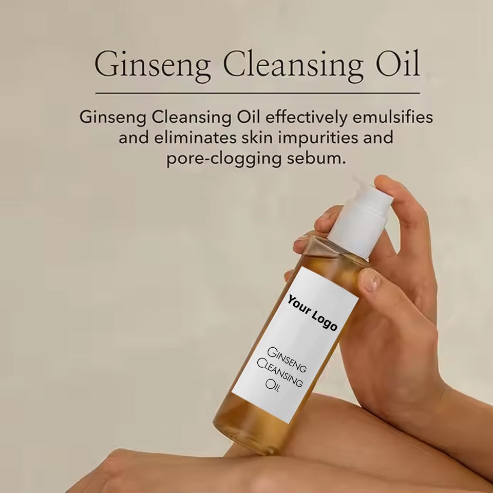 OEM ODM brand cosmetics, natural facial, lip, eye makeup remover, ginseng makeup remover, cleansing oil