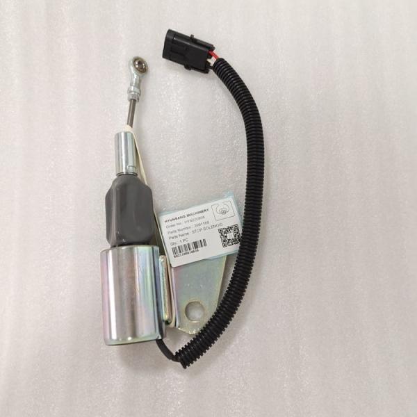 Pare a máquina escavadora Parts For R130 R130-5 do solenoide 3991168 SA-4941-24 3964628 Hyundai