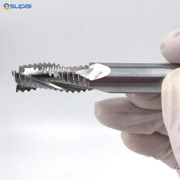 High Helix Angle Roughing End Mill For Steel - 30° Helix Angle Corner Radius 3mm