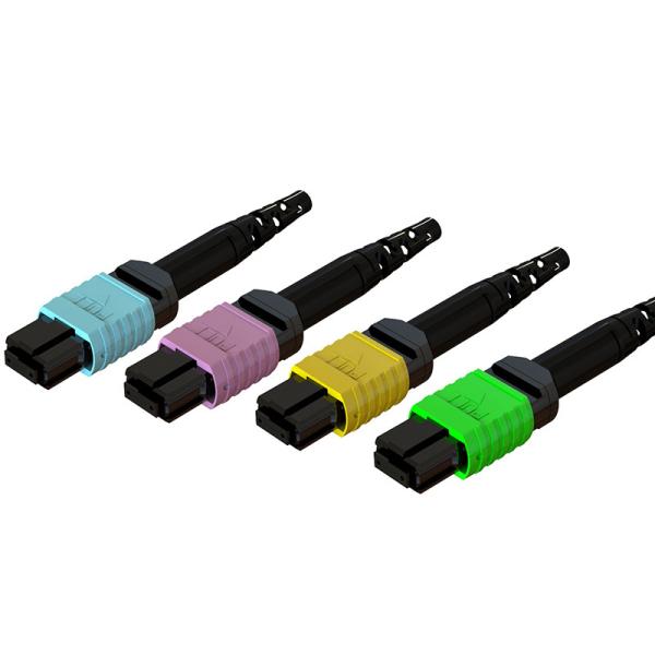 Flexible MPO Fiber Optic Connector 3.0 60mm 16 Cores For Parallel Optical Transmission