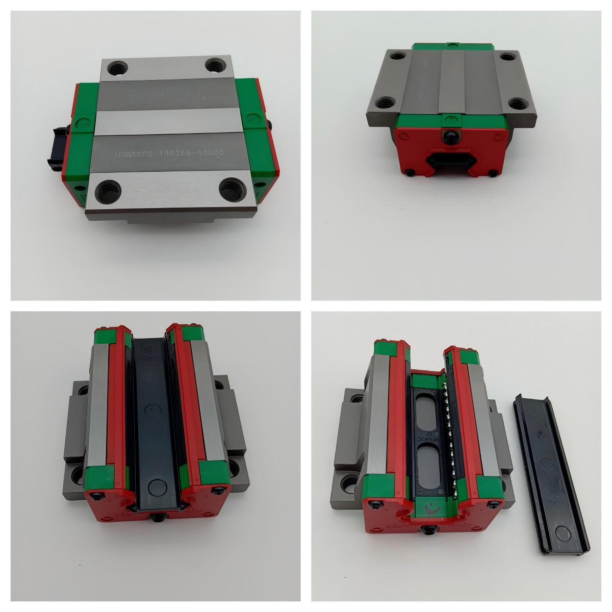 Guidage linéaire HIWIN HGW35CC, rail linéaire 35mm pour centres d'usinage