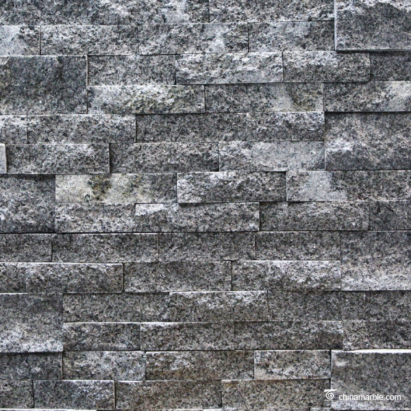 Natural stone ,White Grey Granite Culture Stone, Ledge Panel, Stacked Stone Cladding