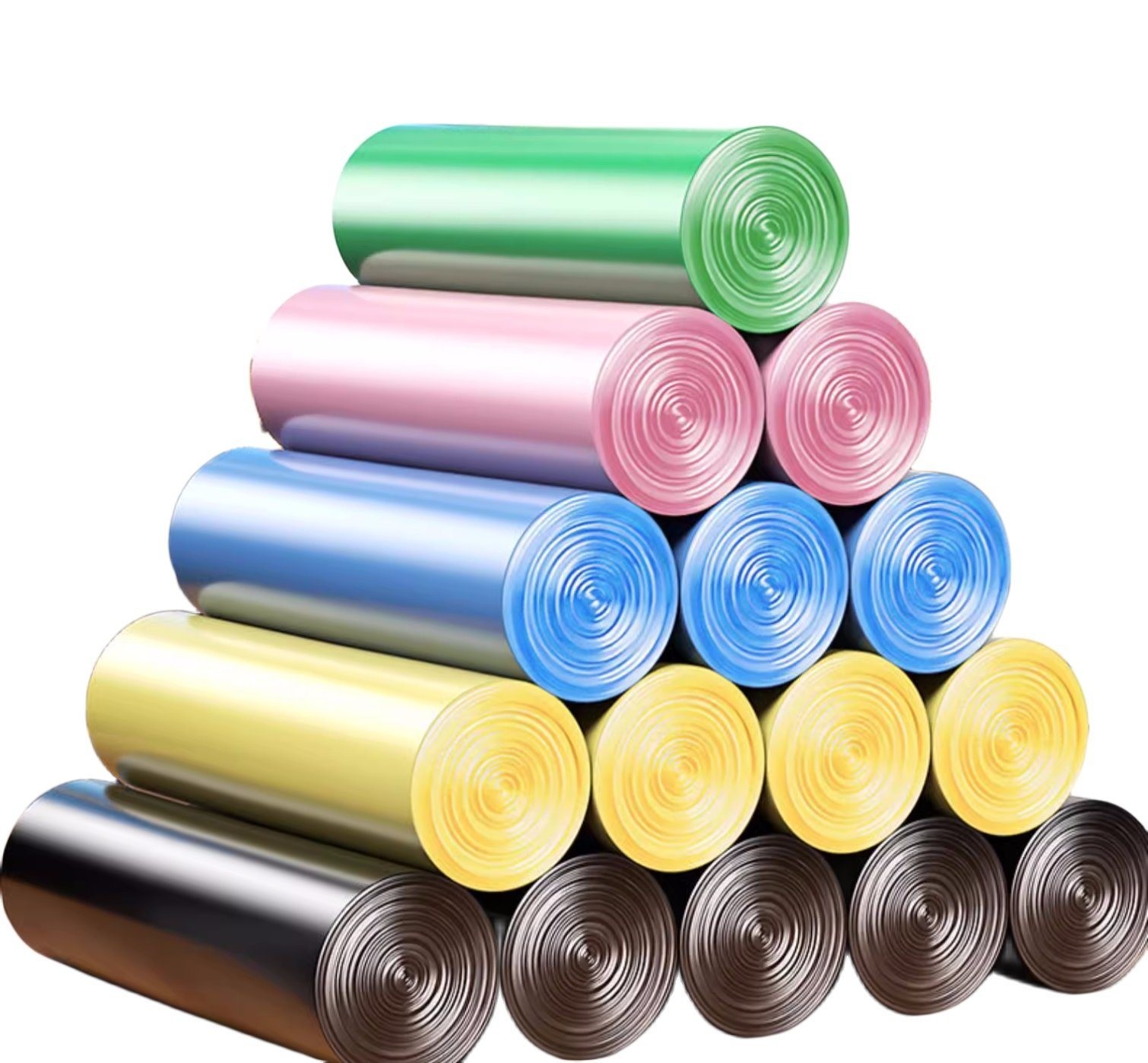 Convenient HDPE Plastic Bag in Different Colors for Home or Office Convenience