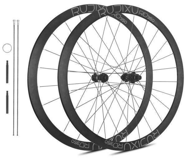 Depth 40mm 700c Road Bicycle Wheel Set Aluminum Alloy 35mm Rim 36T / 54T Ratched Bearing