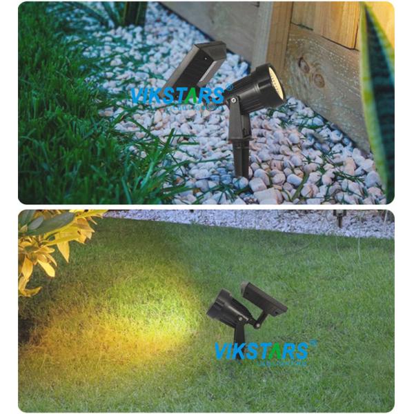 Сад шипа СИД сада IP65 солнечный освещает 3000k 4000k водоустойчивое
