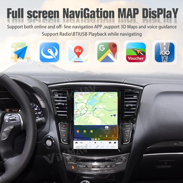 Автомобильное радио для Infiniti QX60 (2011-2020) 12,3 дюймаAuto Audio Video WiFi Wireless CarPlay Усовершенствовать мультимедийный проигрыватель
