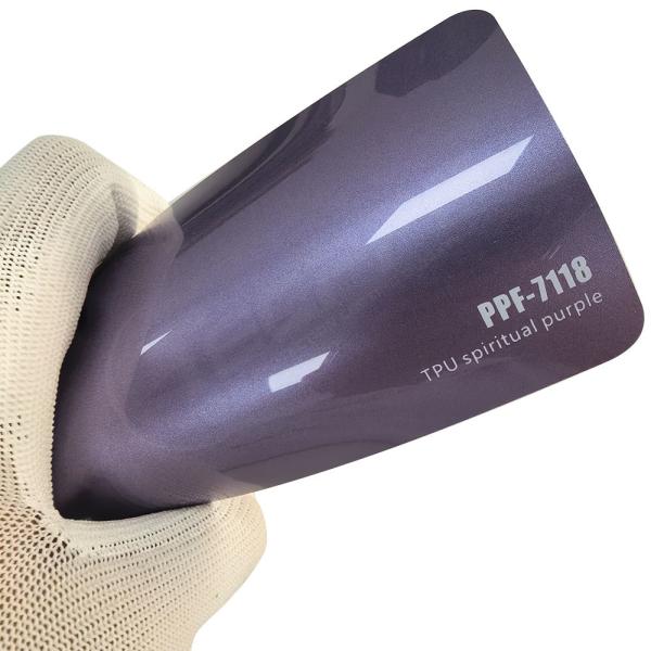 PPF-7118 Spiritual Purple Color Paint Protection Film For Car Scratch