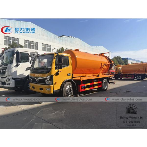 DONGFENG Furuicar 8m3 Vacuum Suction Septic Tank Truck