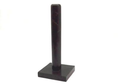 29cm Stone Paper Towel Holder , Black Marble Paper Towel Holder Polished