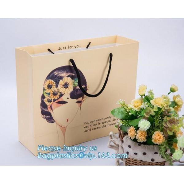 Portable Promotional Custom Packaging Bag Grocery Paper Bag Handle,eco friendly newest luxury wedding dress paper bag