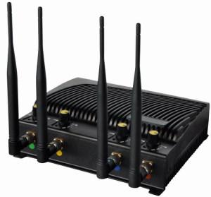 China Signal jammer | Adjustable Desktop Cell Phone Jammer with Four Bands