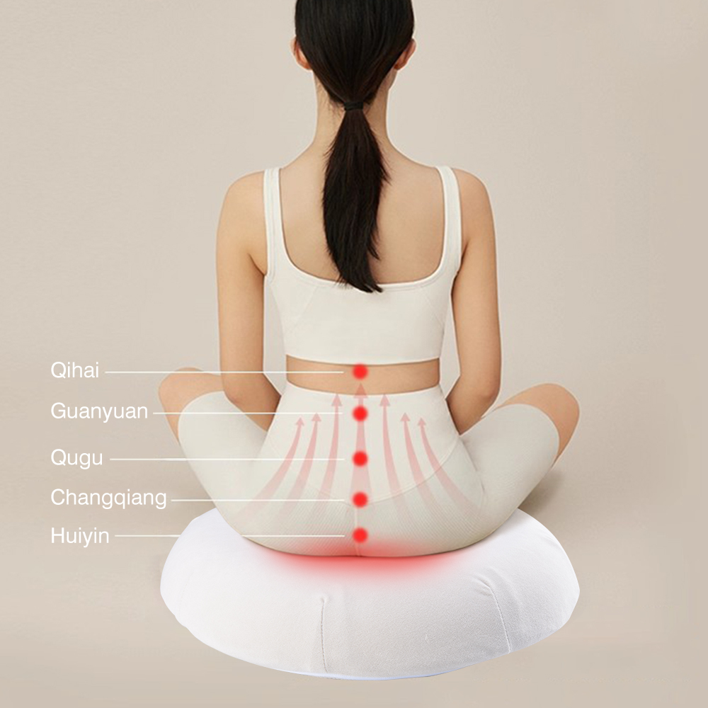 Lift Butt Hip Massage Electric Butt Enlargement Massager Shiatsu Heated Massage Seat Cushion for Back Waist Spine & Chair Use