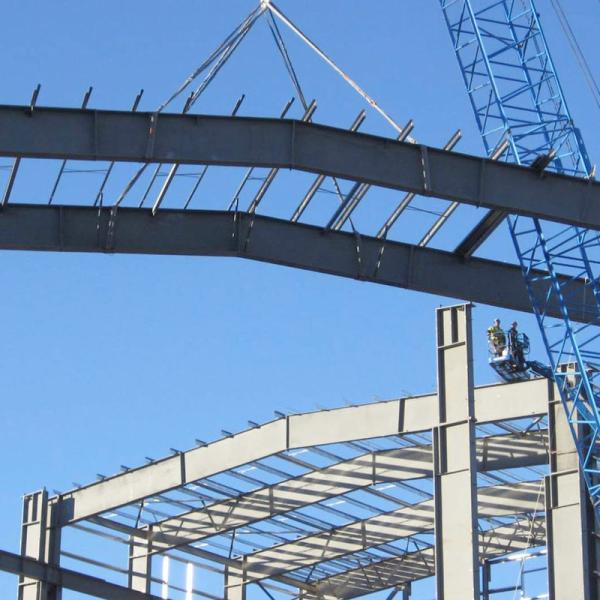 Prefab Steel Structure Construction Box Steel Column Painting / Galvanized