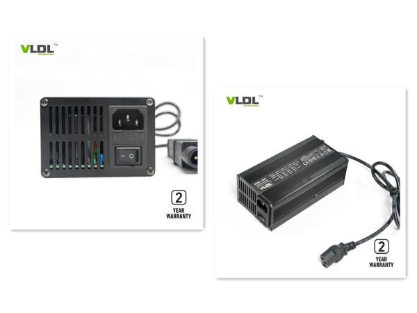 48V 58.8V 6A Sealed Lead Acid Battery Charger Silver Or Black Color