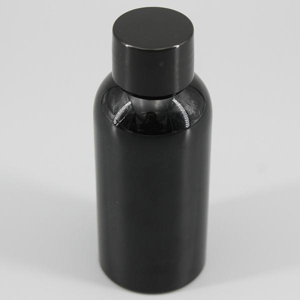 2.7oz/80ml Mini Black PET Bottle With Screw Cap Sprayer, Anti-Light Plastic Bottle , Universal Packaging Bottle