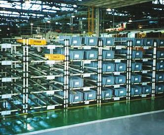 Prateleiras resistentes da tubulação do PE do armazenamento do sistema do racking da tubulação de aço para o armazém eletrônico