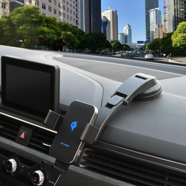 7.5W Qi Wireless Car Charger Auto Clamping Air Vent Phone Holder Mount ROHS