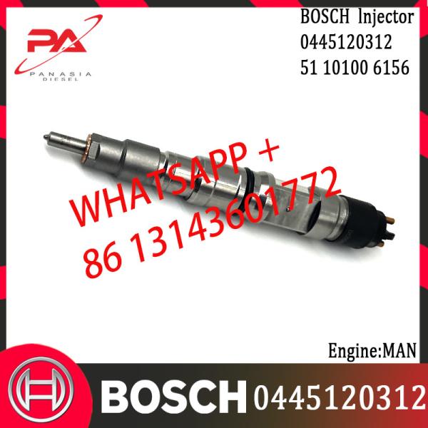 Inyector común diesel original 0445120311 del carril 0445120312 0445120313 0445120315 0445120316 para el HOMBRE 51101006156