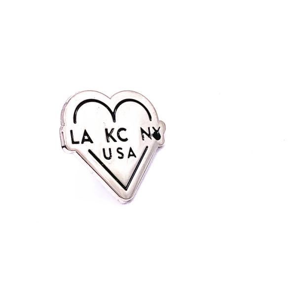 Gold Silver Hard Soft Enamel Lapel Pins , 1 Inch Cute Lapel Pins For Collectible