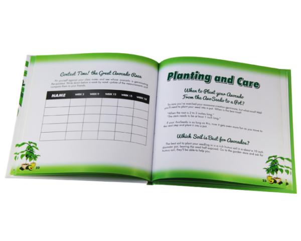 Carton Picture Text Book Printing Services Enamel Paper Materials For Kids