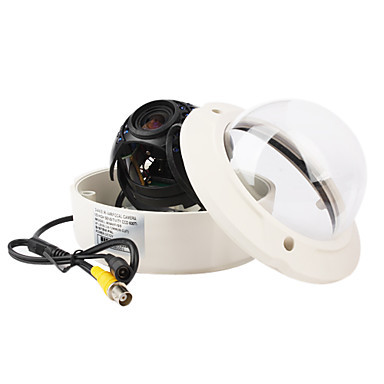3-Axis Vandal-proof IR Dome Camera with 2.8~12mm Varifocal Lens