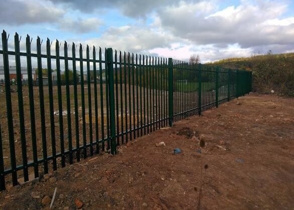 CE Assault Resistant 1.8m Steel Palisade Fencing Long Lasting