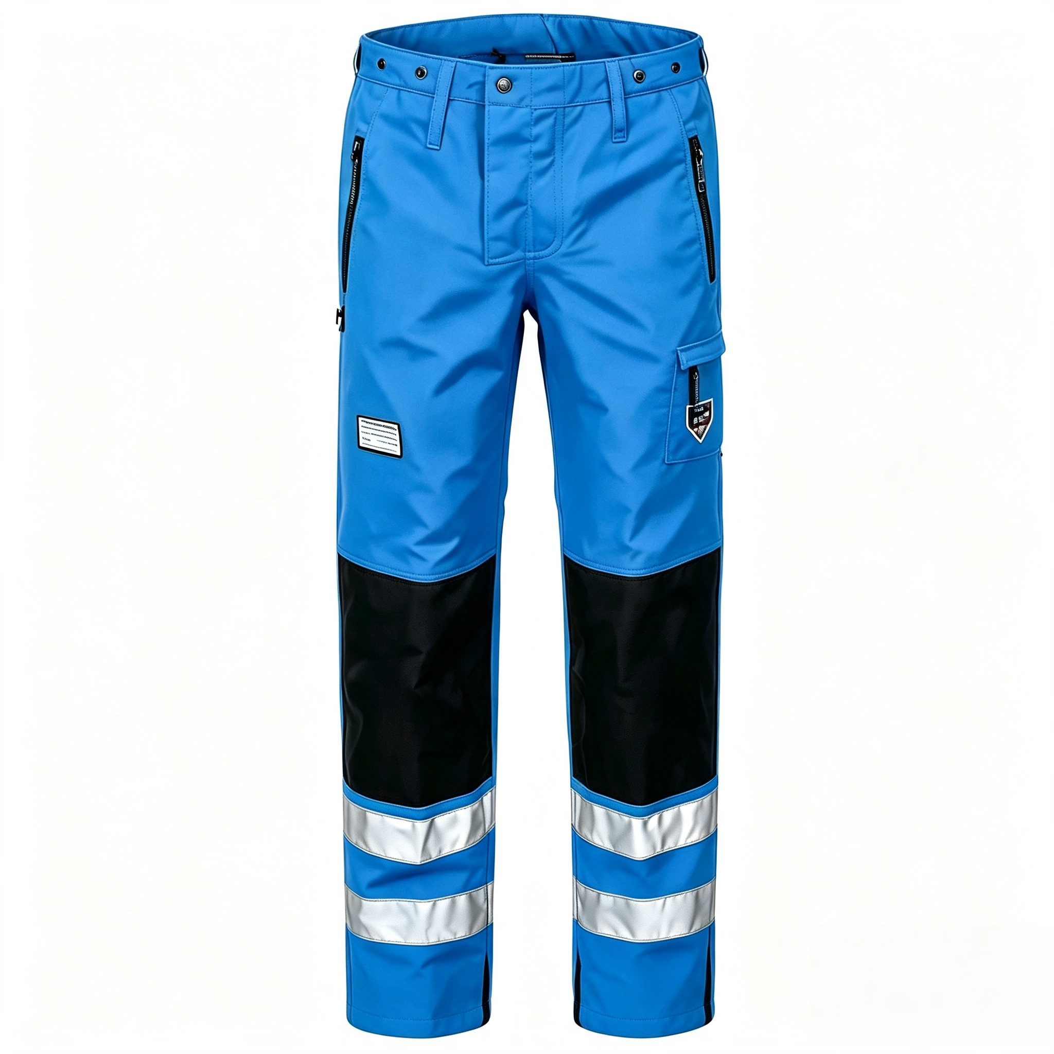 Impact Resistant Waterproof Bib Trousers Reflective Waterproof Brace Trousers Lightweight