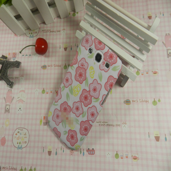 Retro Floral Cover Outer Box Phone Case for Samsung Galaxy S3 i9300