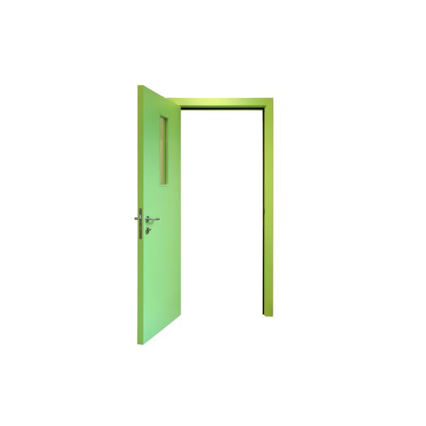 Commercial 38db Steel Fire Rated Wood Doors For School