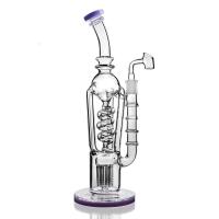 L'eau en verre congelable Bongs des installations de limande de recycleur que le grand verre Bongs des conduites d'eau 12,5 pouces