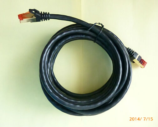10 50M CAT6 FTP Professional Gold Headed Shielded Network Cable 500MHz