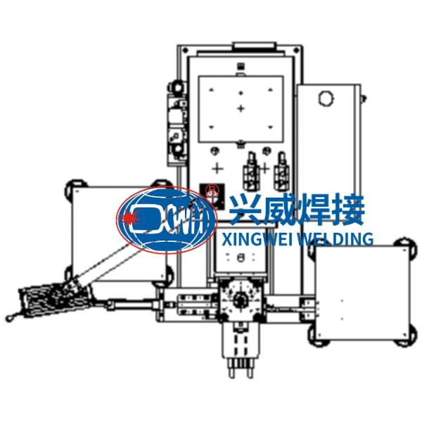 Metal Automatic Feeding Shock Absorber Bottom Cover Resistance Welding Machine
