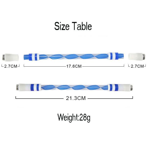 Plastic Luminous Hand Spinner Pen for Stress Relief and Creative Writing Length of 0M