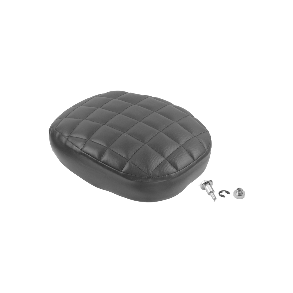 Harley Sportster Forty Eight XL1200 883 72 48 Motorcycle Rear Passenger Seat Cushion Checkered Grid Pillion Pad