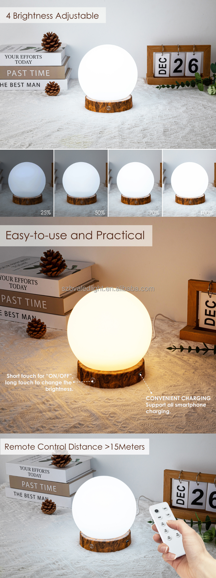10000 Lux Light Therapy Lamp with Remote Control and Adjustable Brightness for SAD Treatment